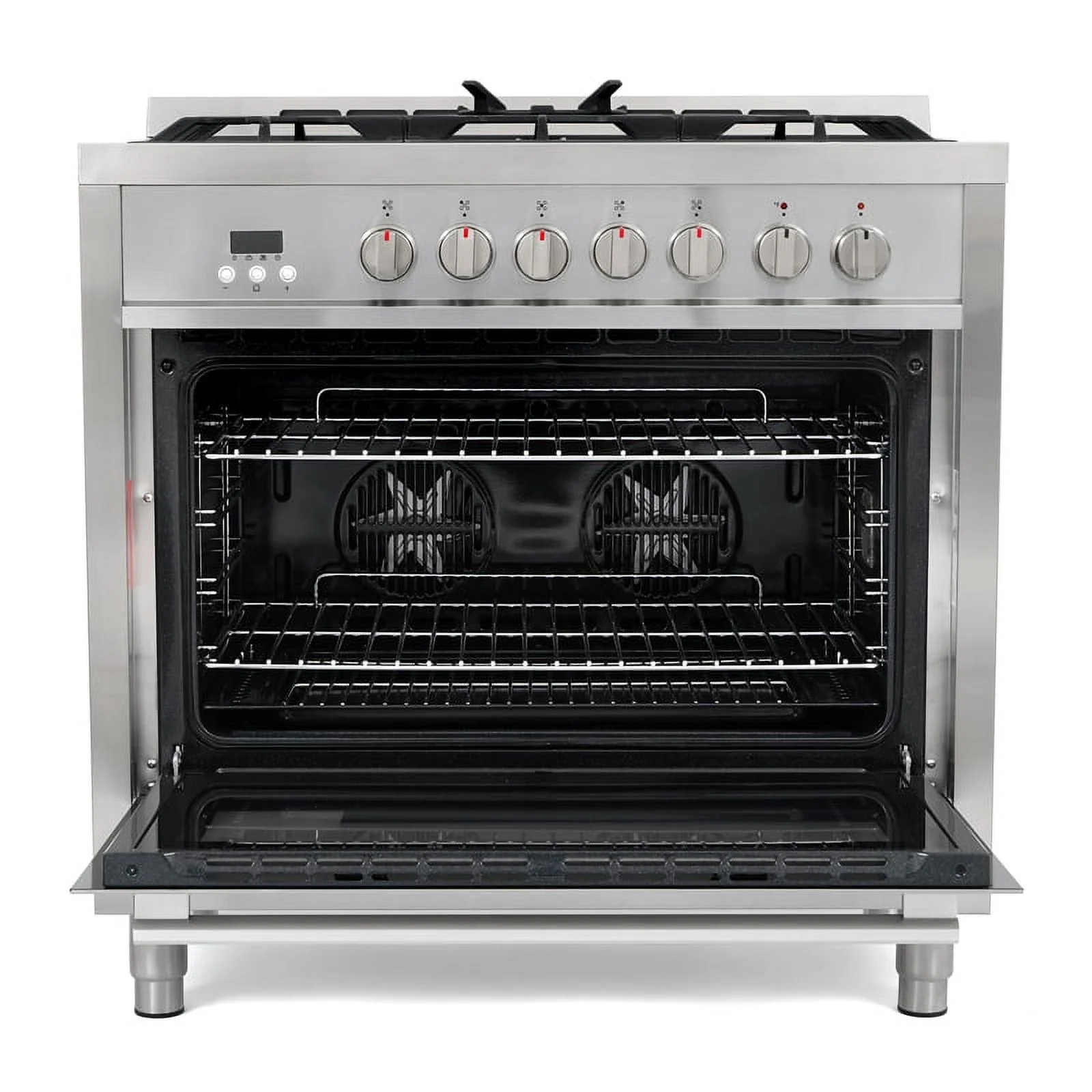 Cosmo COS-F965 36 in. Stainless Steel Dual Fuel Range with Convection Oven