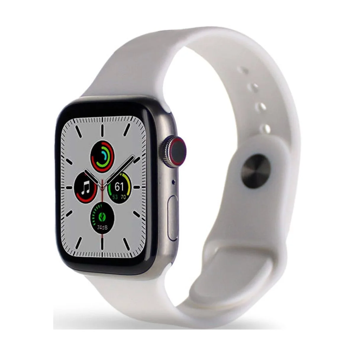 Restored Apple Watch Edition Series 7 45mm GPS + Cellular Silver Titanium (Refurbished)