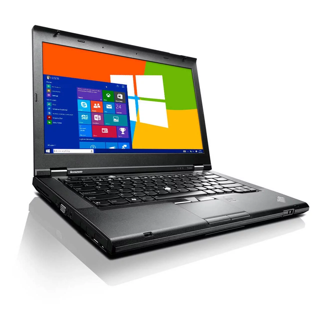 Lenovo ThinkPad T430 Laptop Computer, 2.60 GHz Intel i5 Dual Core Gen 3, 8GB DDR3 RAM, 128GB SSD Hard Drive, Windows 10 Home 64 Bit