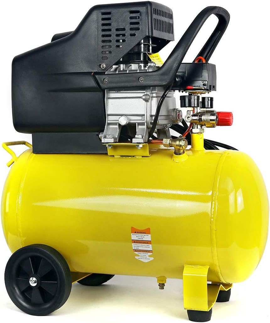 Stark USA 65151 Air Compressor w/Adjustable Pressure 3.5hp 10 Gallon 125PSI Gas Heavy Duty