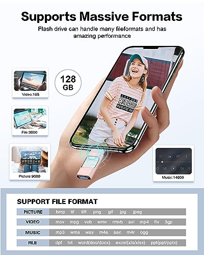 256GB Flash Drive for iPhone Photo Stick