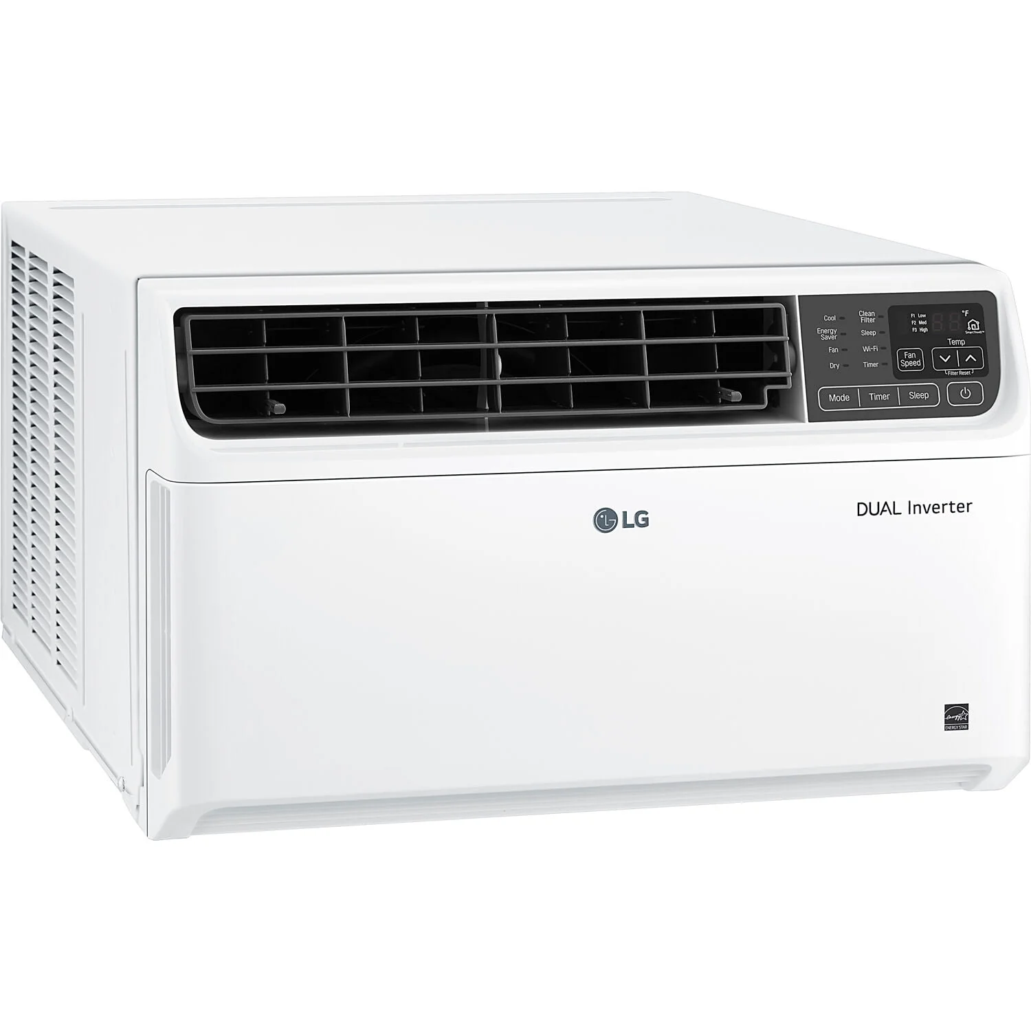 LG Energy Star 9,500 BTU 115V Dual Inverter Window Air Conditioner with Wi-Fi Control