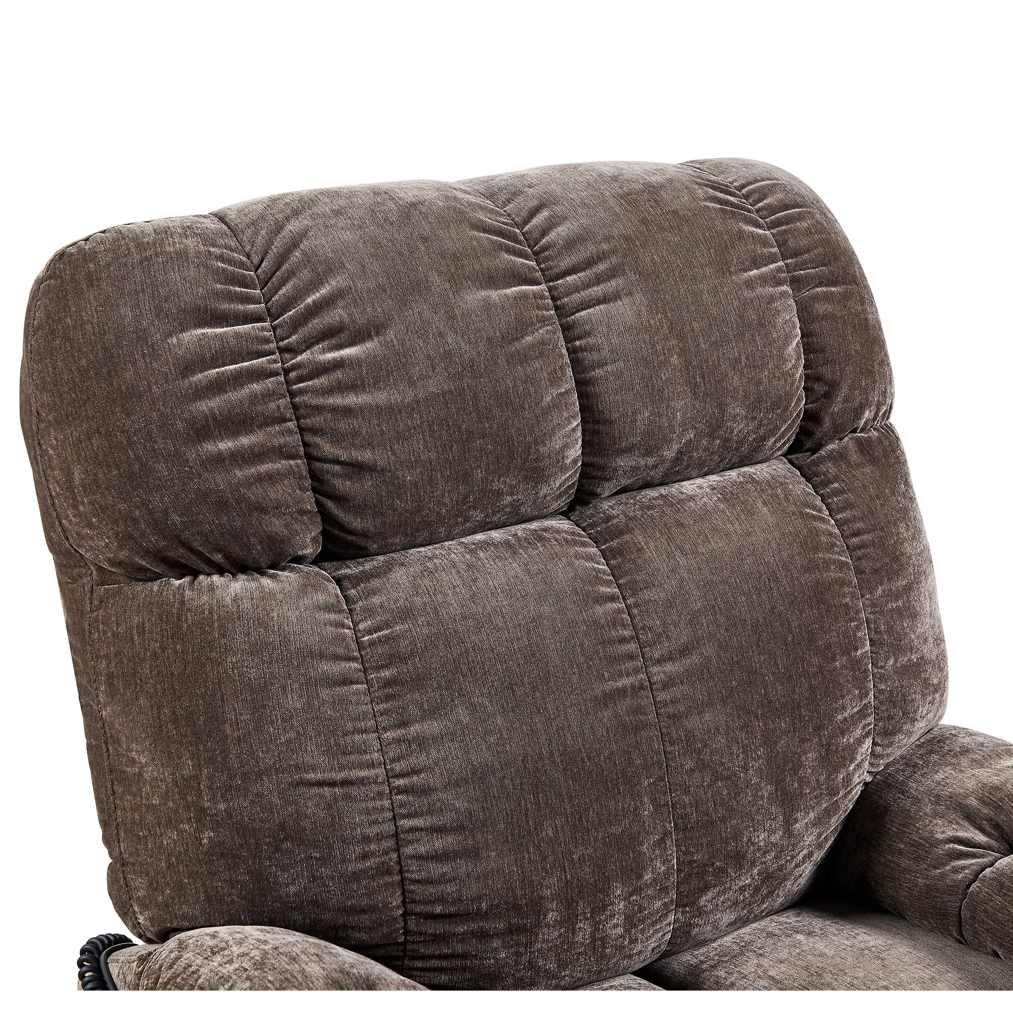 JIELARHUA Dual OKIN Motor Power Lift Recliner Chair for Elderly Infinite Position Lay Flat 180° Recliner with Heat Massage