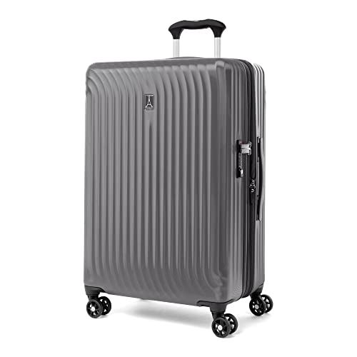 Travelpro Maxlite Air Hardside Expandable Carry on Luggage, 8 Spinner Wheels, Lightweight Hard Shell Polycarbonate Suitcase, Shadow Grey