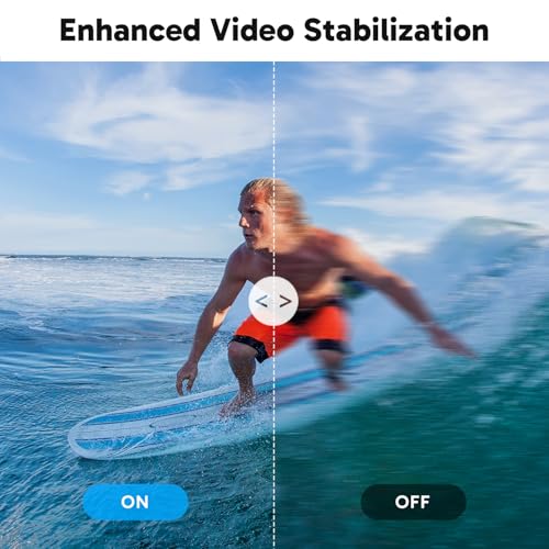 AKASO Brave 7 LE 4K30FPS 20MP WiFi Action Camera with Touch Screen EIS 2.0 Zoom Remote Control 131 Feet Underwater Camera with 2X 1350mAh Batteries