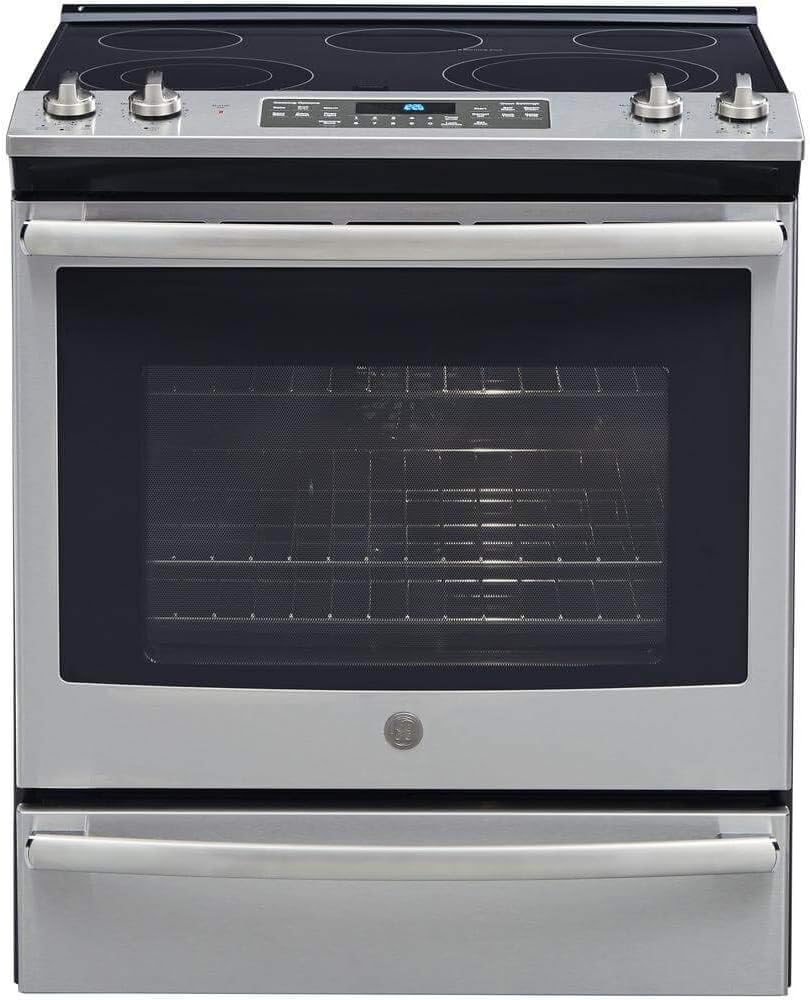 GE® 30" Slide-In Electric Convection Range with No Preheat Air Fry