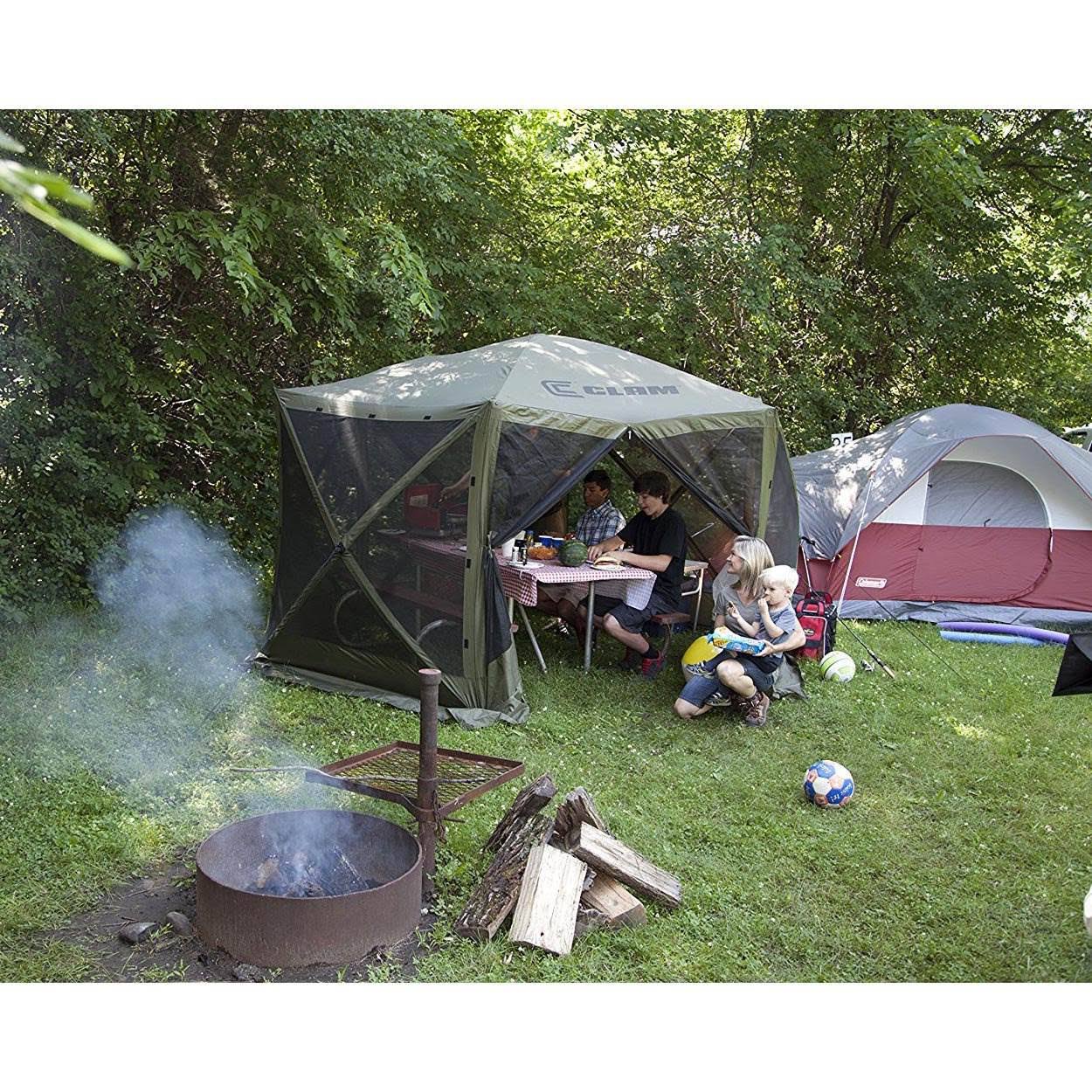 Clam Corporation 9281 Quick-Set Escape Shelter, Forest Green