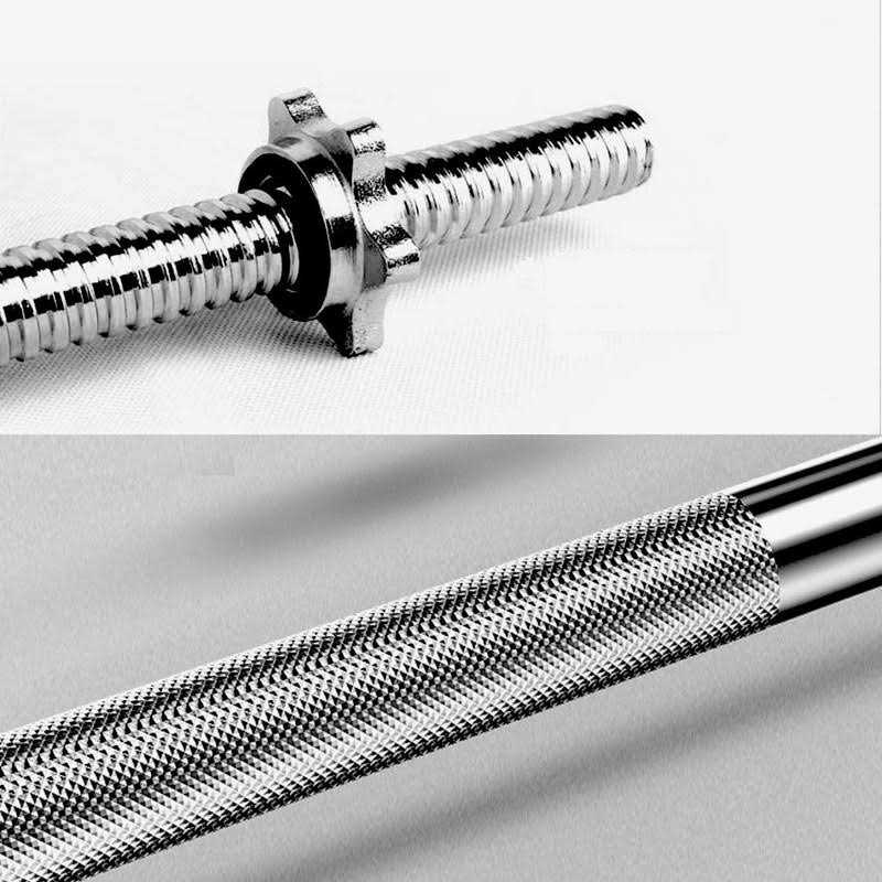 Yaheetech Barbell Weight Set Olympic Curl Bar &amp; 6 Olympic Weights &amp; 2 Olympic Barbell Clamps for Lifts 55lb - Sports Supplies Online Store