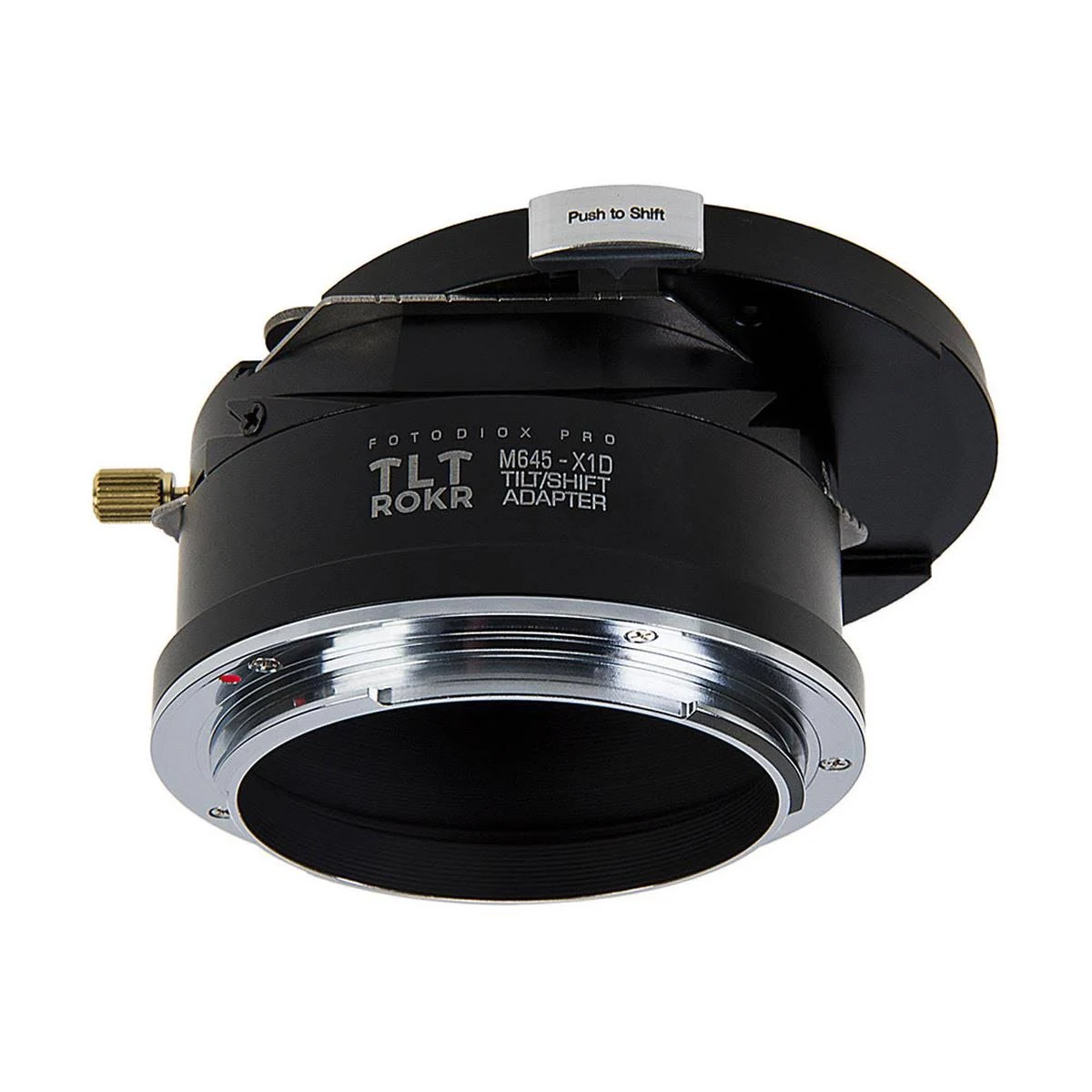 Fotodiox Pro TLT ROKR Tilt-Shift Lens Mount Adapter for Mamiya 645-Mount Lens to Hasselblad X-Mount Camera M645-X1D-TLTROKR