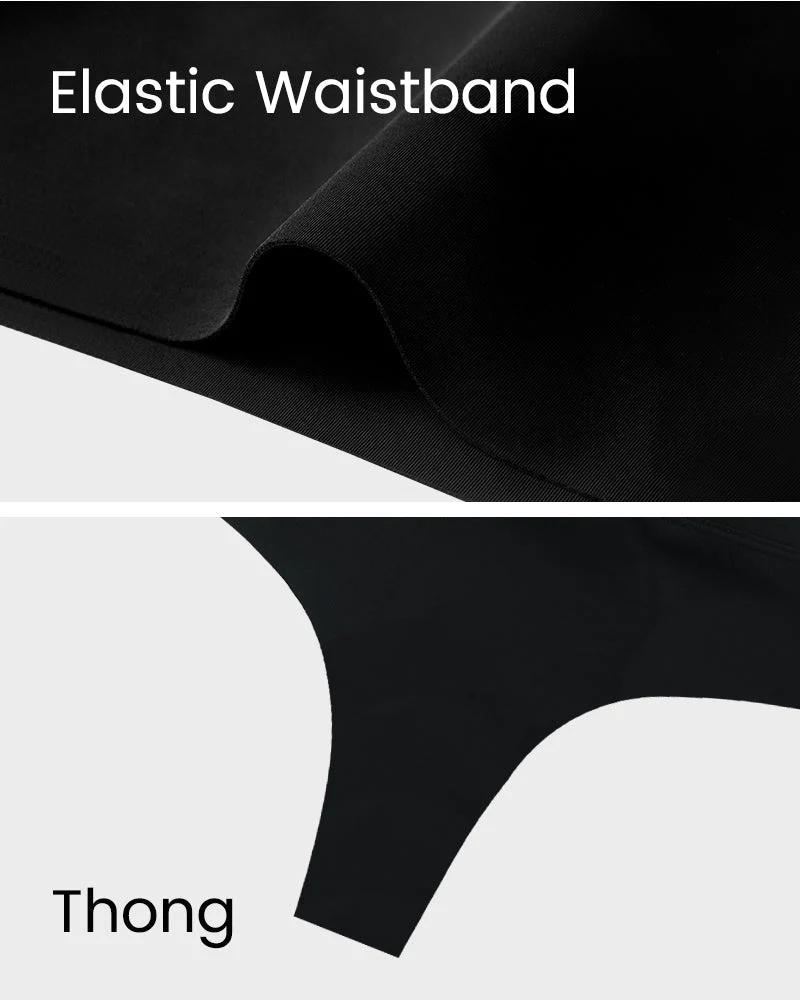 High-Rise Seamless Thong Panty(4 Pack)