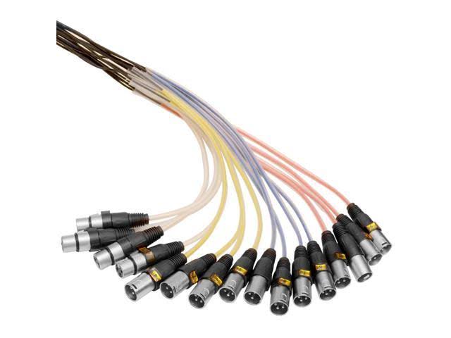 Seismic Audio 12 Channel, 50 Foot XLR Snake Cable with Multipin Easy Disconnect Trunk Pa/dj - SAMP-12x4x50
