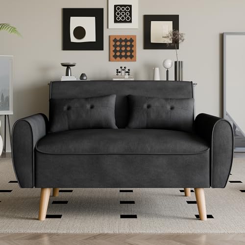 Vongrasig 47" Small Modern Loveseat Sofa