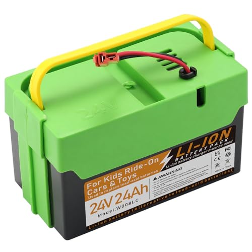 24V 7Ah Lead Acid Rechargeable Battery, Replacement Battery Compatible with Best Ride on Cars Thunder UTV Kids Ride-On Car