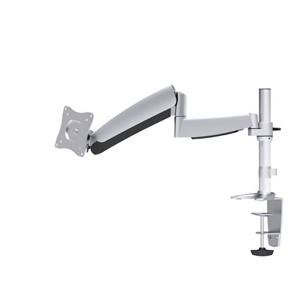 Newstar Full Motion Desk Mount Clamp for 10-30 Monitor Screen Height Adjustable Gas Spring - Silver