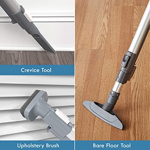Kenmore Pet Friendly Lightweight Bagged Canister Vacuum Cleaner with Extended Telescoping Wand, HEPA, 2 Motors, Retractable Cord