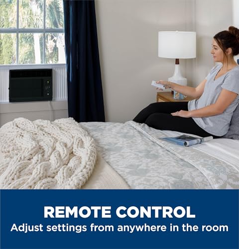 GE Window Air Conditioner Unit, 6,000 BTU for Small Rooms up to 250 sq ft. with Adjustable Fan and Cooling Settings