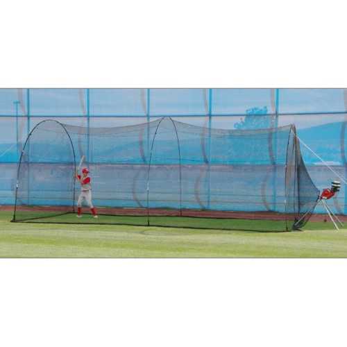 Heater 22 PowerAlley Home Batting Cage, Steel - Sports Supplies Online Store