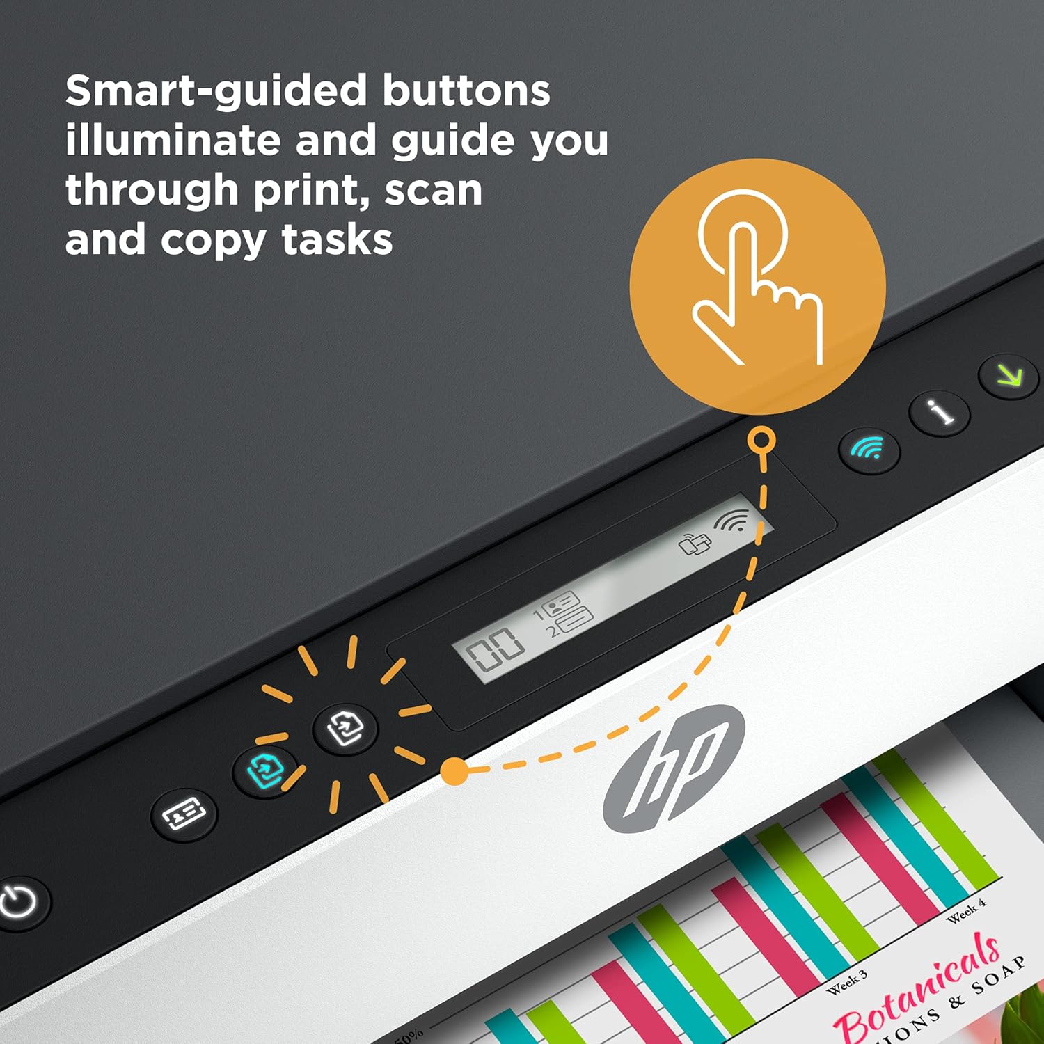 HP Smart -Tank 7001 Wireless All-in-One -Cartridge-free Ink -Tank Printer, up to 2 years of ink included, mobile print, scan, copy (28B49A)