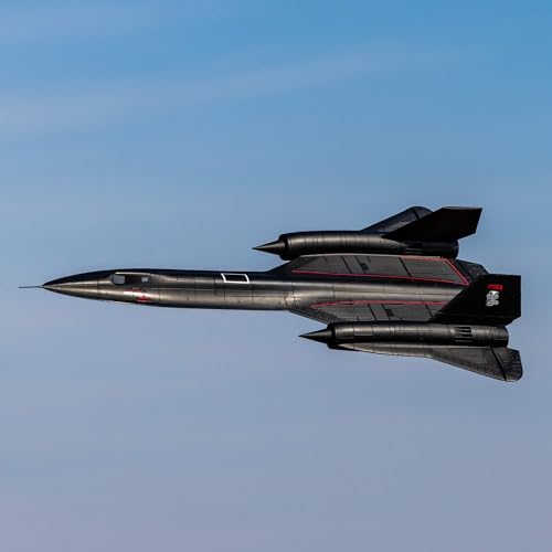 E-flite RC Airplane SR-71 Blackbird 40mm Twin EDF BNF Basic Transmitter Battery and Charger Not Included EFL02050