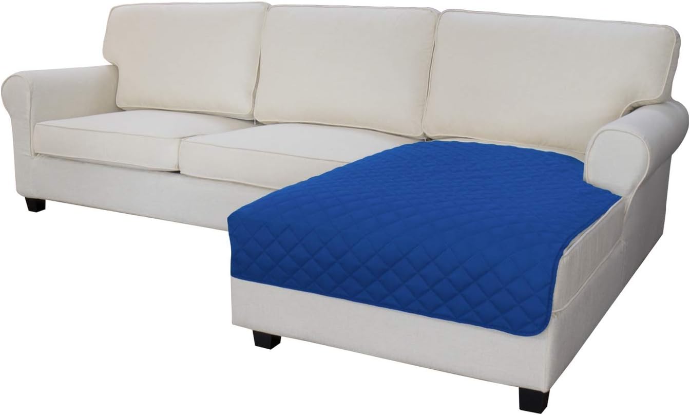 Easy-Going Sofa Slipcover L Shape Sofa Cover Sectional Couch Cover Chaise Lounge Slip Cover Reversible Sofa Cover Furniture Protector Cover for Pets