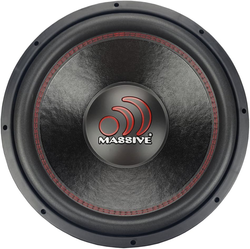 Massive Audio GTX154 – 15 Inch Car Audio Subwoofer, High Performance Subwoofer for Cars, Trucks, Jeeps - 15" Subwoofer 700 Watt RMS