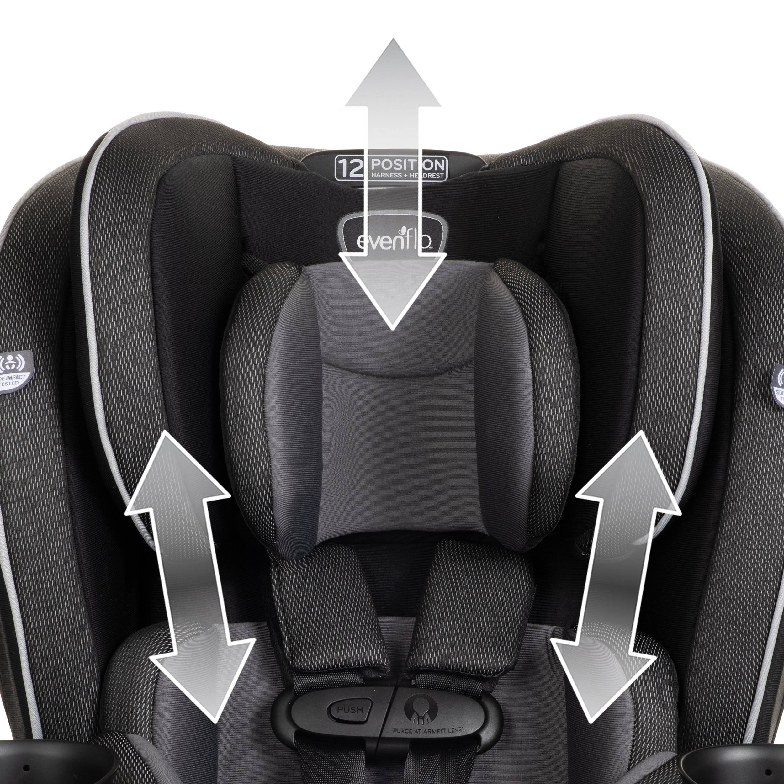 Evenflo Everykid 4-in-1 Convertible Car Seat Peach