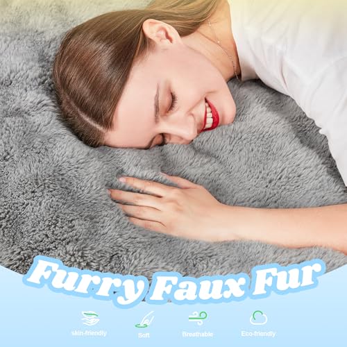 Hobestluk 3 in 1 Bean Bag Chair Giant Bean Bag Chairs Convertible Bean Bag Floor Cushion with Machine Washable Cover