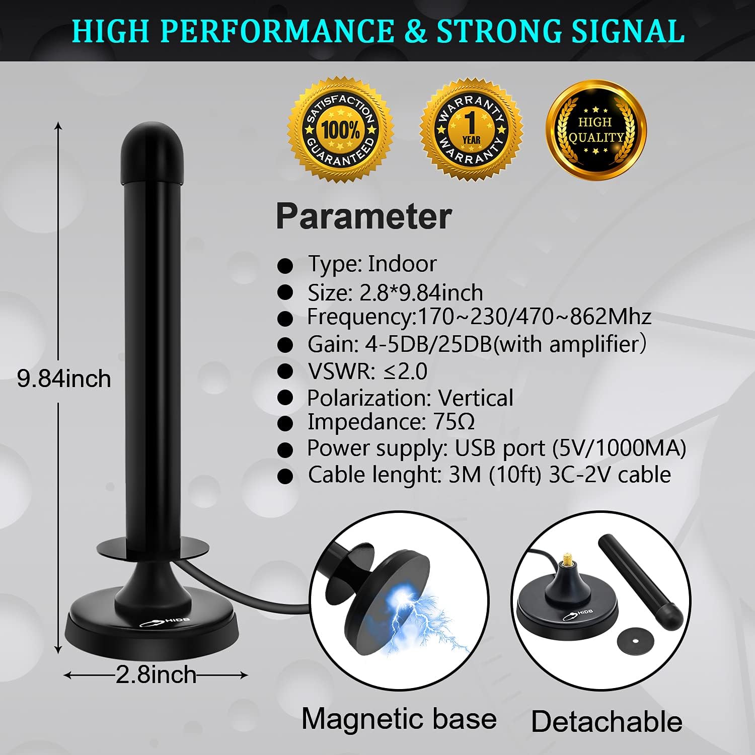 Amplified TV Antenna
