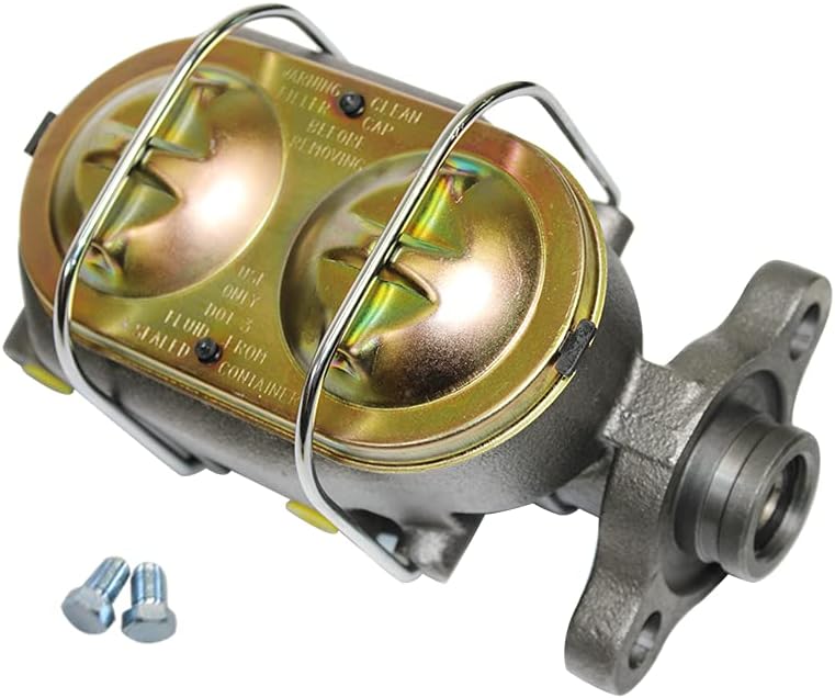 DEMOTOR PERFORMANCE Universal GM Corvette Style Cast Iron Master Cylinder 1 Bore 4 Port Pack of 2