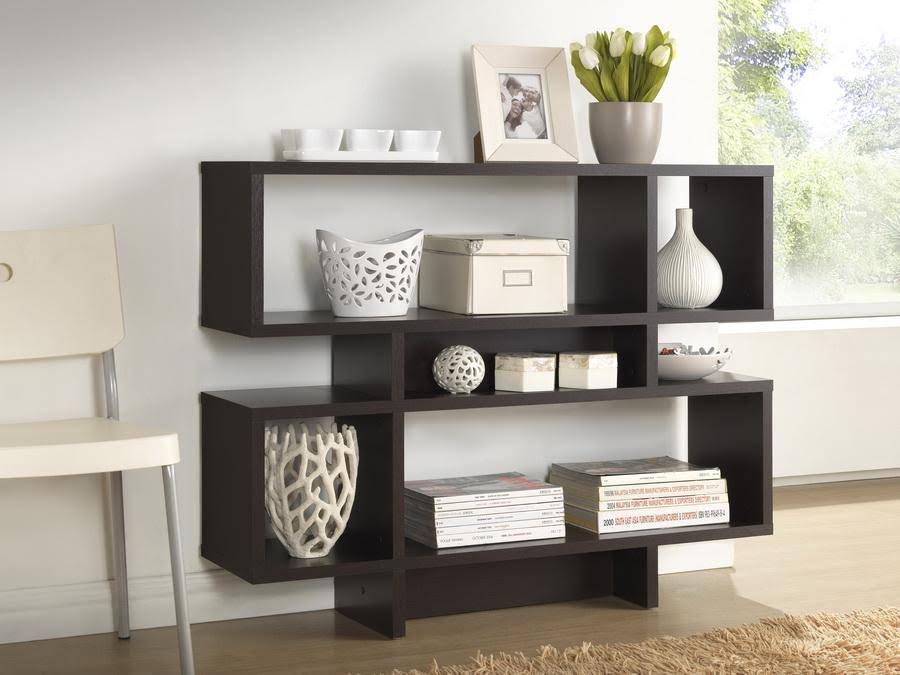 Cassidy Modern Bookshelf Brown