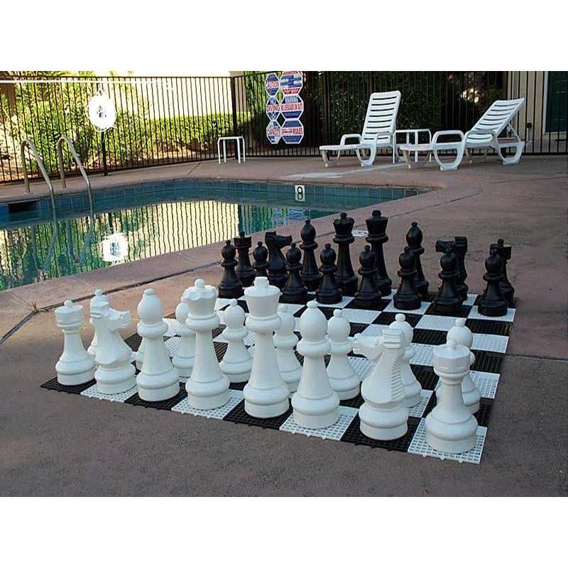 MegaChess 25 Inch Plastic Giant Chess Set - Sports Supplies Online Store