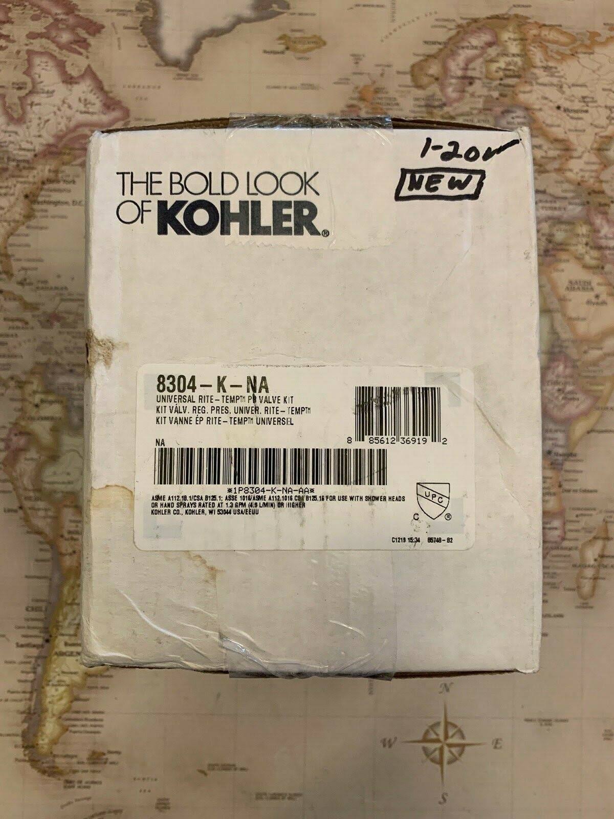 Kohler K-8304-K-NA Rite-Temp Pressure-Balancing Valve and Cartridge Kit