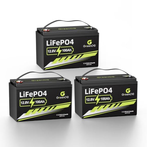 12V 100Ah LiFePO4 Battery Group 31 With Built-in 100A BMS, 15000 Deep Cycles Rechargeable Lithium Battery Prefect for Solar System, Rvs, Marine, Vans