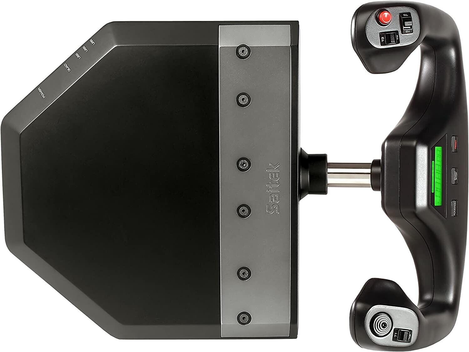 Logitech Flight Yoke System Professional Simulation Yoke and Throttle Quadrant - Preowned