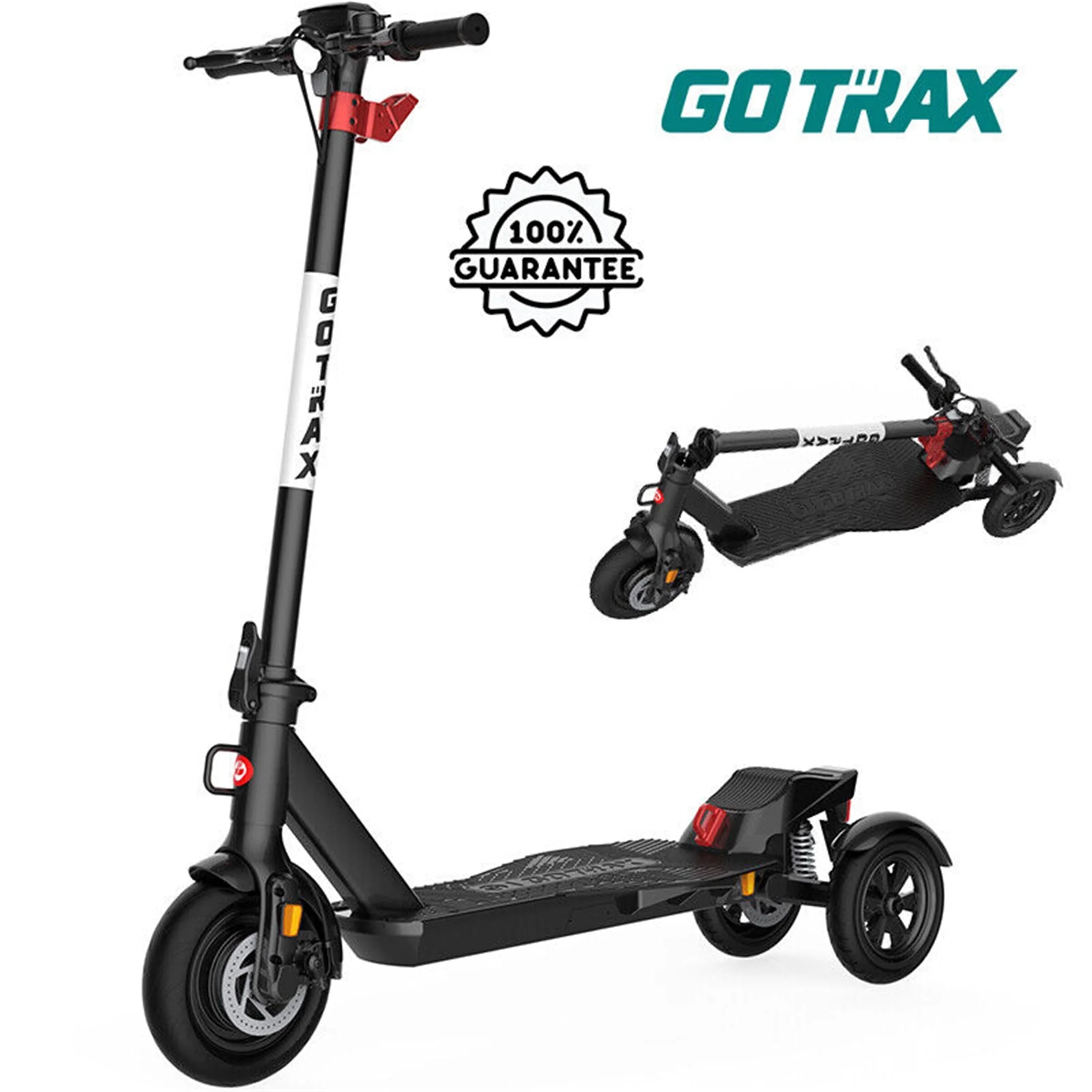 GOTRAX G Pro Electric Scooter Adults - 3 Wheels Folding Scooter for Commuters - 15.5mph, 24 mile - Radiant Selections