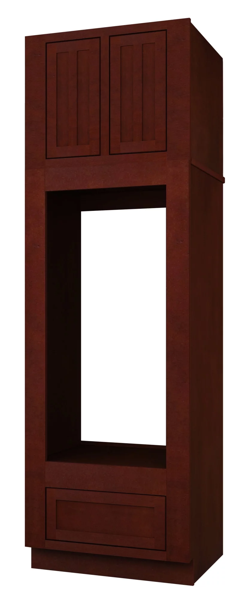 Sagehill Designs Ldp3096ocd Lakewood 30" X 96" X 24" Double Oven Cabinet - Cabernet