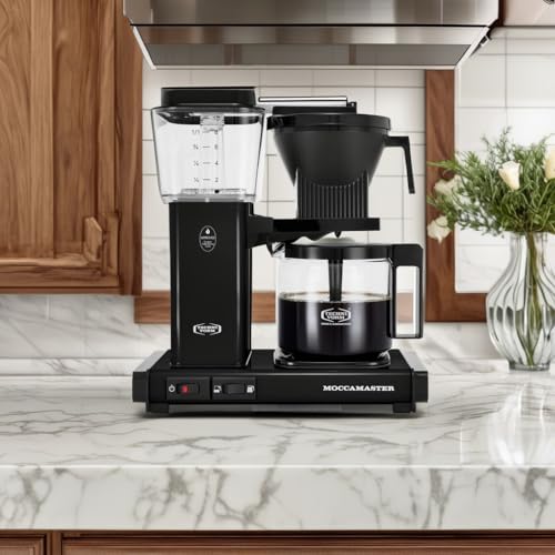 Technivorm Moccamaster 53941 KBGV Select 10-Cup Coffee Maker, Polished Silver, 40 ounce, 1.25l