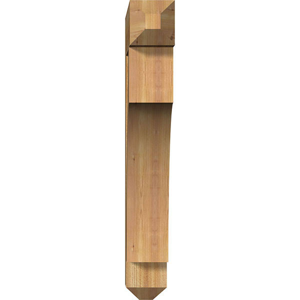 6x22W x 30x22D x 42x22H Westlake Craftsman Rough Sawn BRACKET, Western Red Cedar
