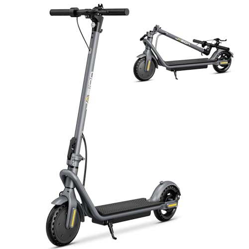Jasion JS2/PRO Electric Scooter, 25 Miles Range, 22MPH Max Speed, 850W Peak Adult Escooter, 8.5"/10" Solid Tires Fast Folding E-Scooter