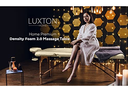 Luxton Home Premium Foam Massage Table Portable Foldable Massage Bed Height Adjustable