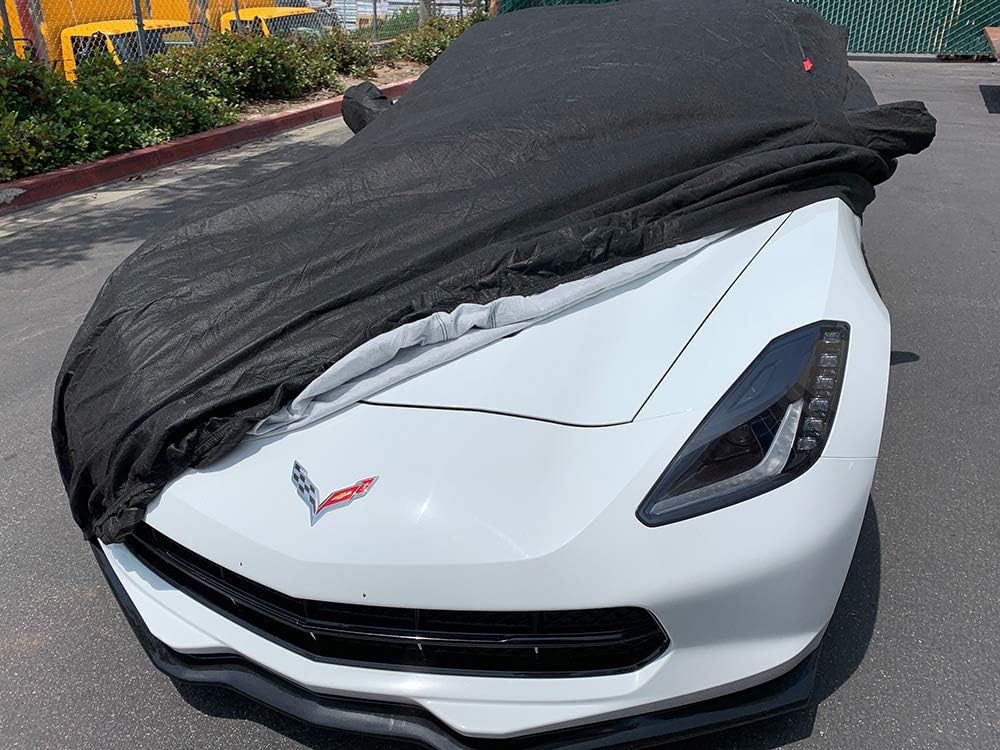 CarsCover Custom Fit C7 2014-2019 Chevy Corvette Stingray Car Cover for 5 Layer Ultrashield