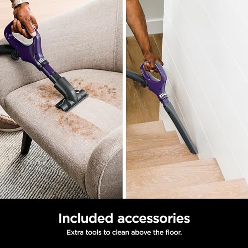 Shark NV752 Rotator Powered Lift-Away TruePet Upright Vacuum with HEPA Filter, Large Dust Cup Capacity, LED Headlights, Upholstery Tool
