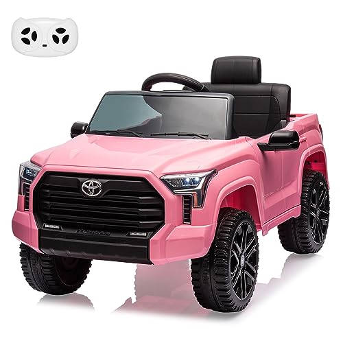 IDEALHOUSE Electric Car for Kids, 12v Ride on Truck Car, Ride-on Toys for Boys/Girls, Off-Road Kids Pickup Car with Remote Control, Spring Suspension
