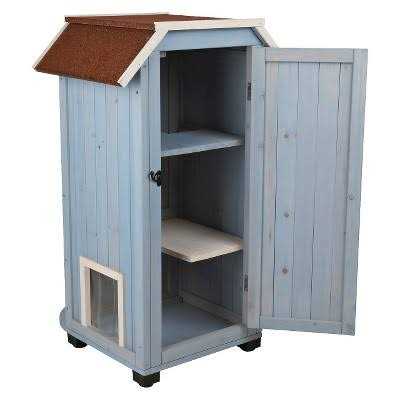 TRIXIE 3-Story Outdoor Cat House - Pet Supplies online store