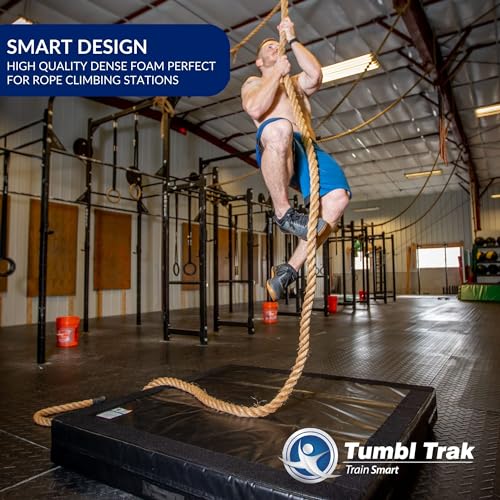 Tumbl Trak Modular Practice Mat - 5 Ft x 5 Ft x 8 in Thick - Build Your Own Practice Crash Mat for Gymnastics, Cheerleading, Dance