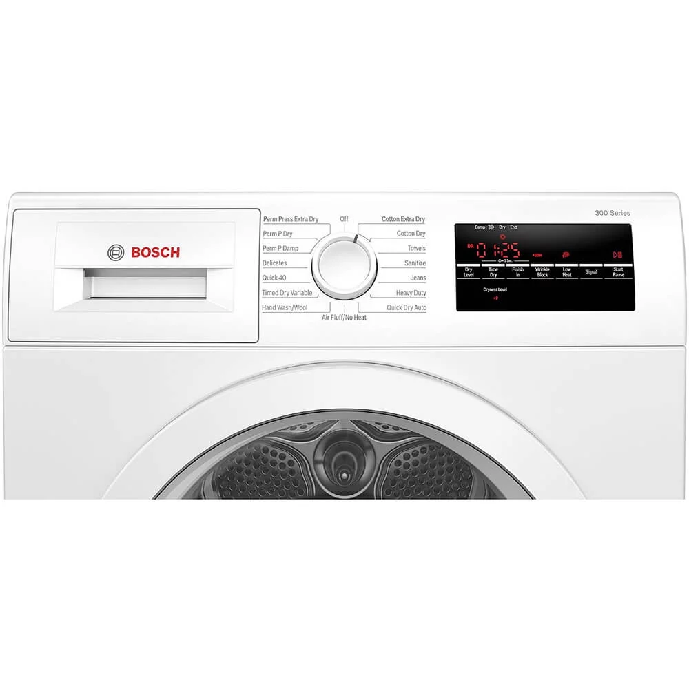 Bosch Wtg86403uc 24" Wide 4.0 Cu Ft. Energy Star Rated Electric Dryer - White