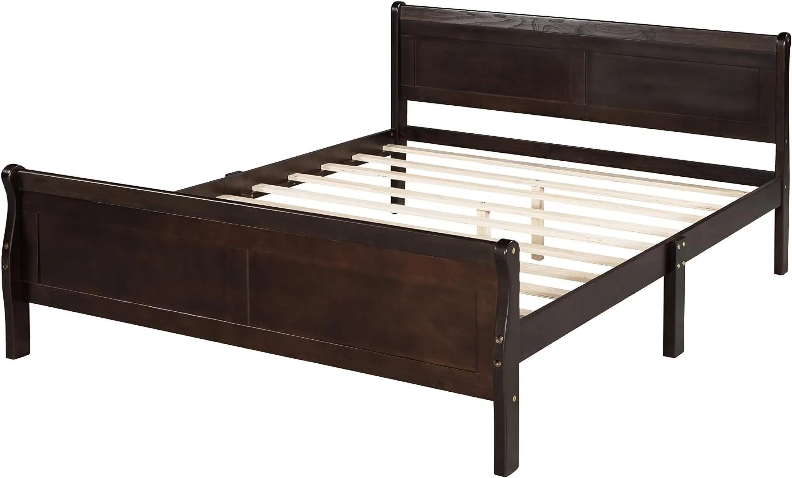 Full Platform Bed Frame For Small Space