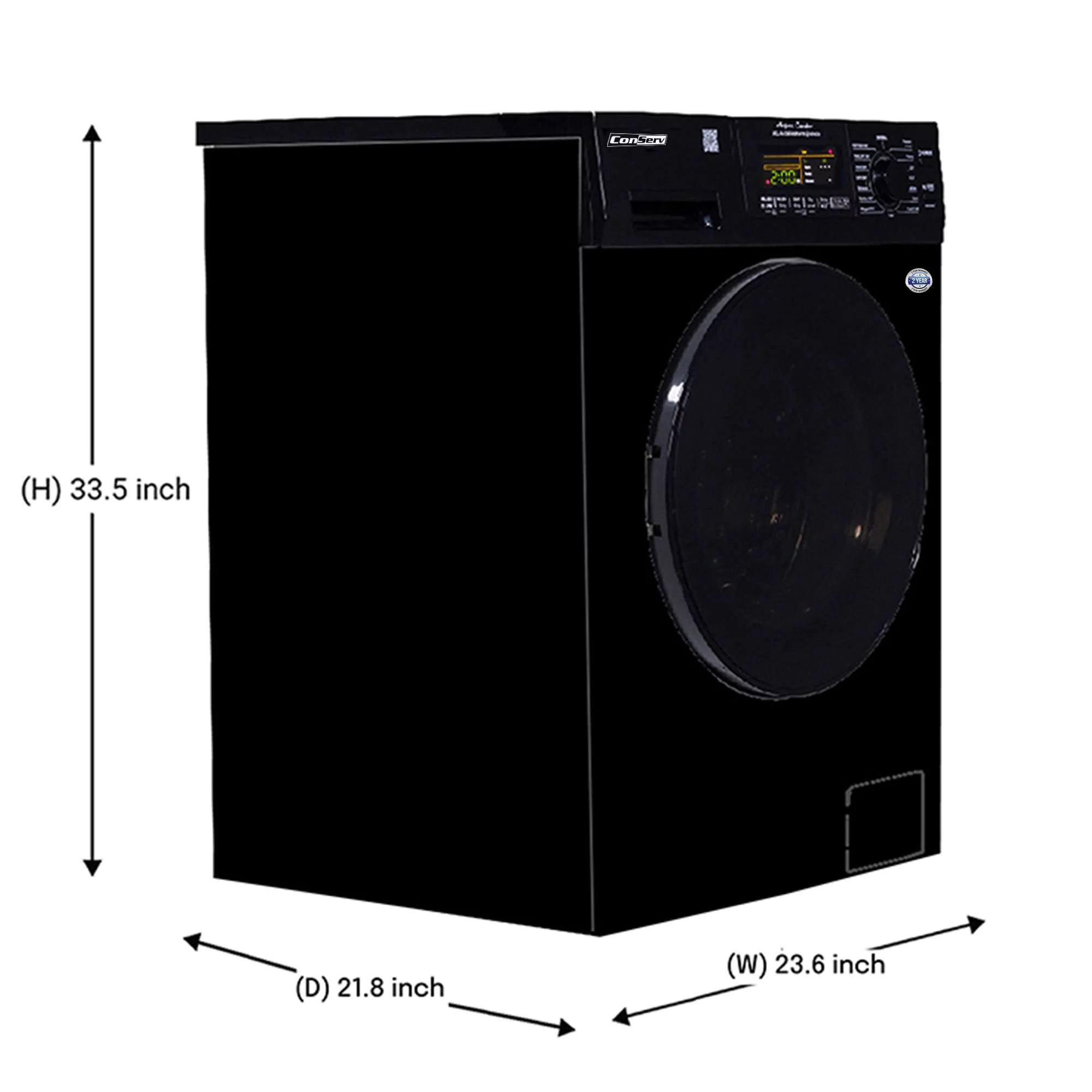 Conserv 15 lbs Compact Combo Sani Washer Vented/Ventless Dryer with Pet Cycle in White