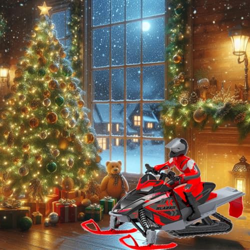 POCO DIVO Trail Blazer Snowmobile, 19” RC Tracked Snow Motorcycle Skimobile, 1/6 Racing Sports Motorbike