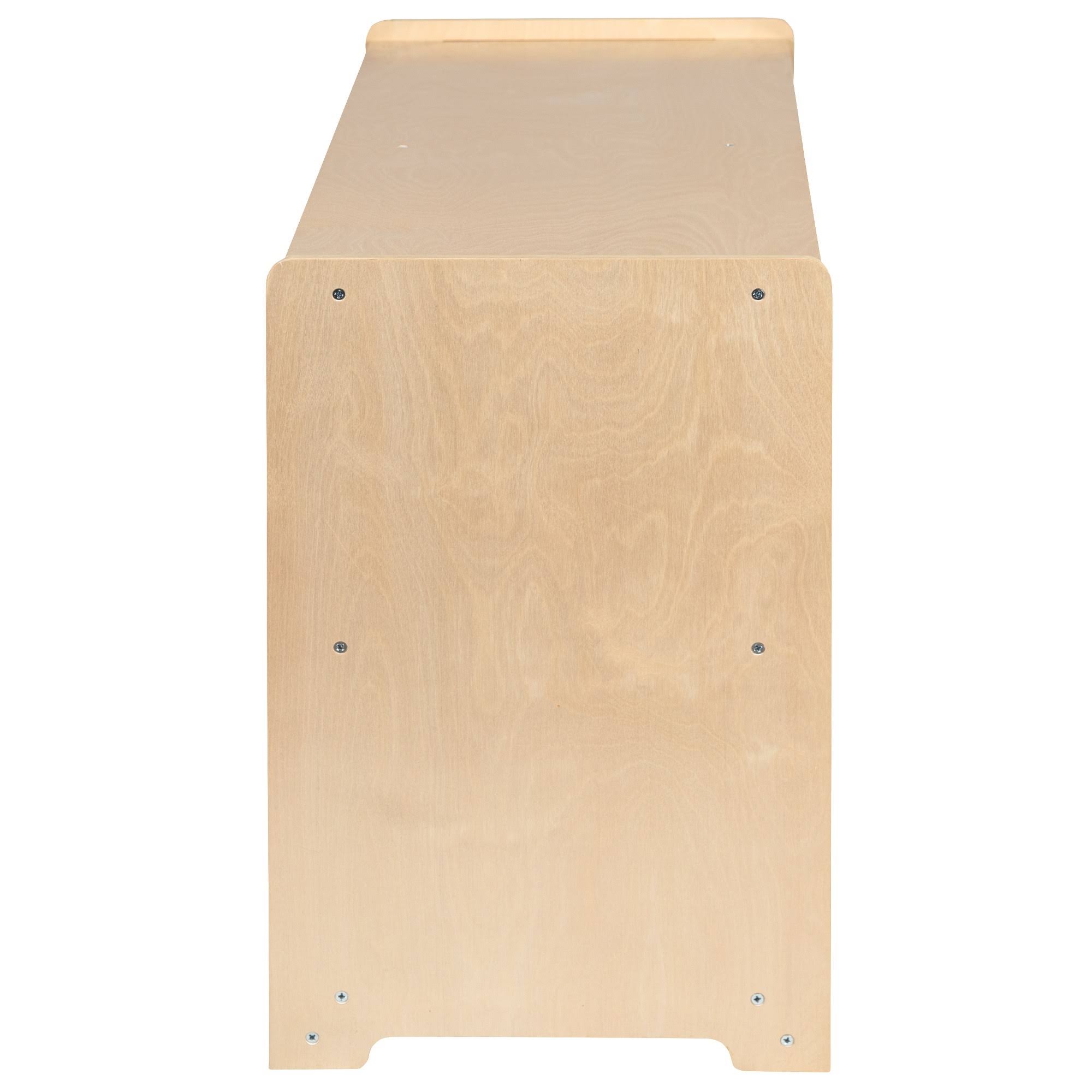Flash Furniture Wooden 5 Section School Classroom Storage Cabinet for Commercial or Home Use - Safe, Kid Friendly Design - 24x22